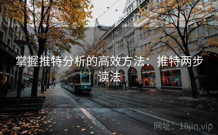 掌握推特分析的高效方法:推特两步读法 掌握推特分析的高效方法:推特两步读法